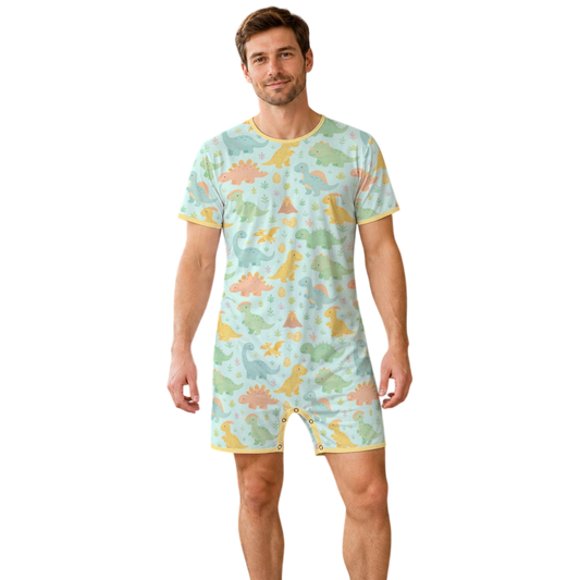 Little Dinos Play Snap Romper