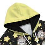 Celestial Raccoon Zip Up Hoodie