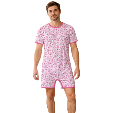 Moo Moo Sweetheart Play Snap Romper