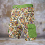 Sunshine Bloom Cargo Shorts