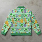 Dino Doodles Unisex Collared Jacket