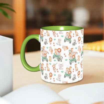 Sweet Safari 11oz Coffee Mug - Puppy's Aesthetics