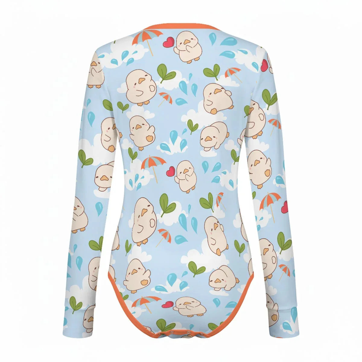 Chirpy Skies Long Sleeve CuddleSuit - Puppy's Aesthetics