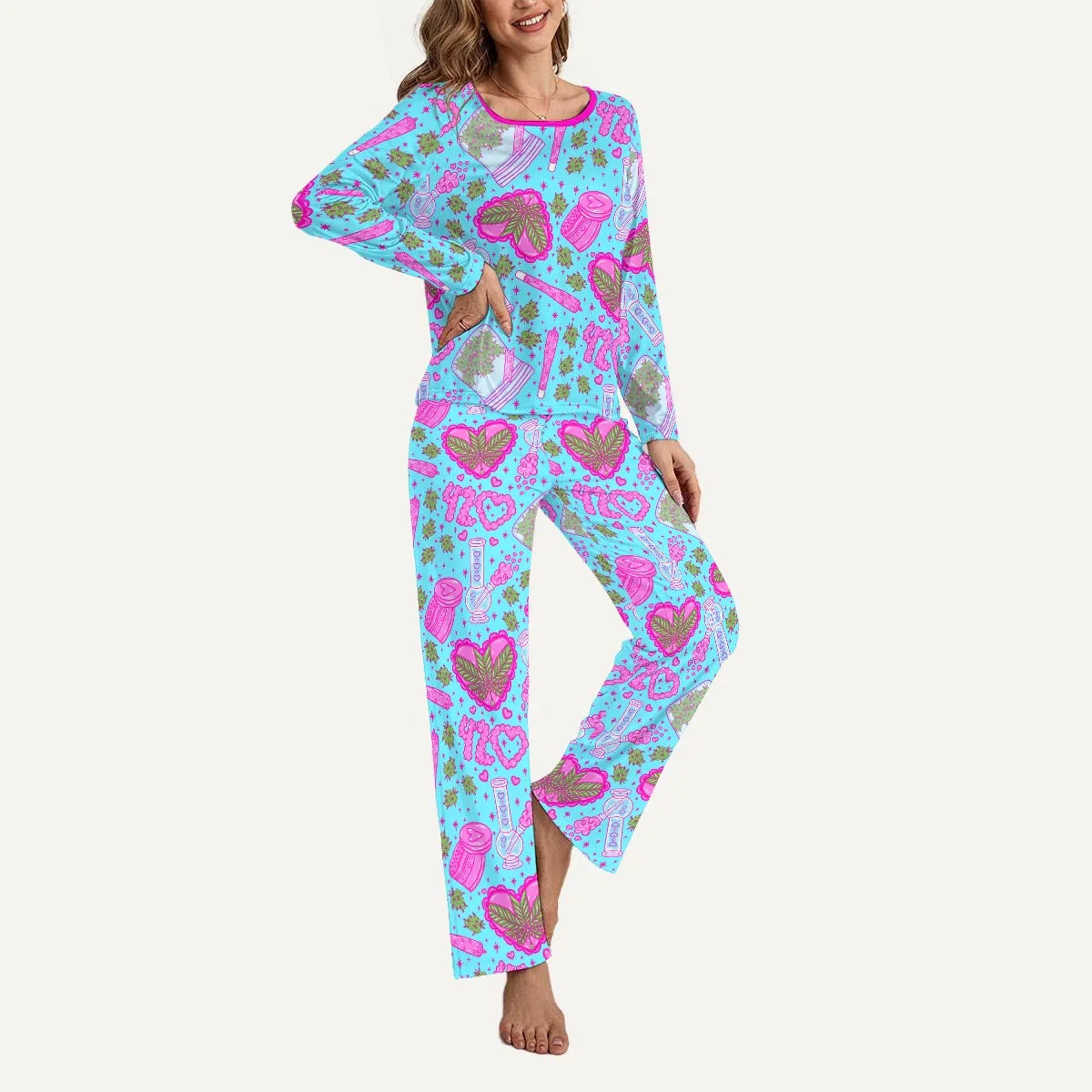 Puff Puff Play Loungewear Set - Puppy's Aesthetics