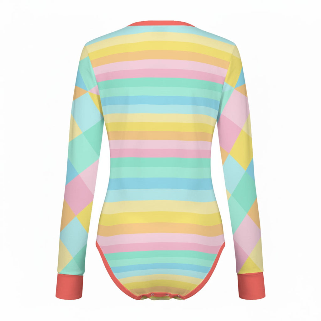 Sunny Smiles Long Sleeve CuddleSuit