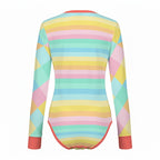 Sunny Smiles Long Sleeve CuddleSuit
