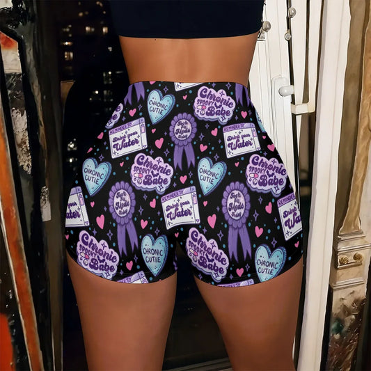Chronic Cutie Booty Shorts - Puppy's Aesthetics