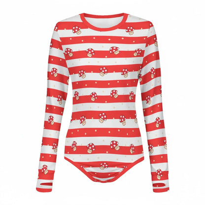 Shroomy Dreams Long Sleeve CuddleSuit - Puppy's Aesthetics