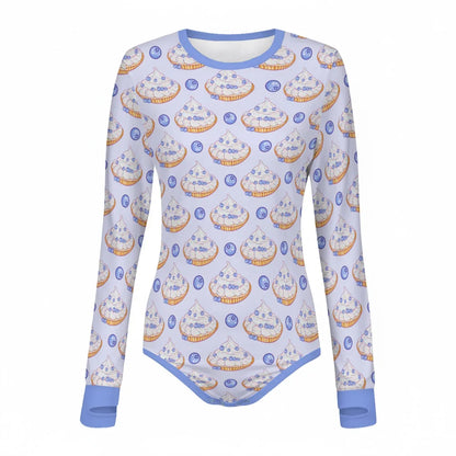 Blueberry Baby Long Sleeve CuddleSuit - Puppy's Aesthetics
