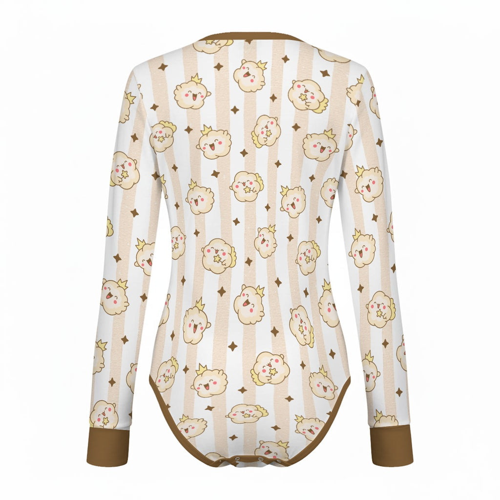 Cocoa Cloud Long Sleeve CuddleSuit