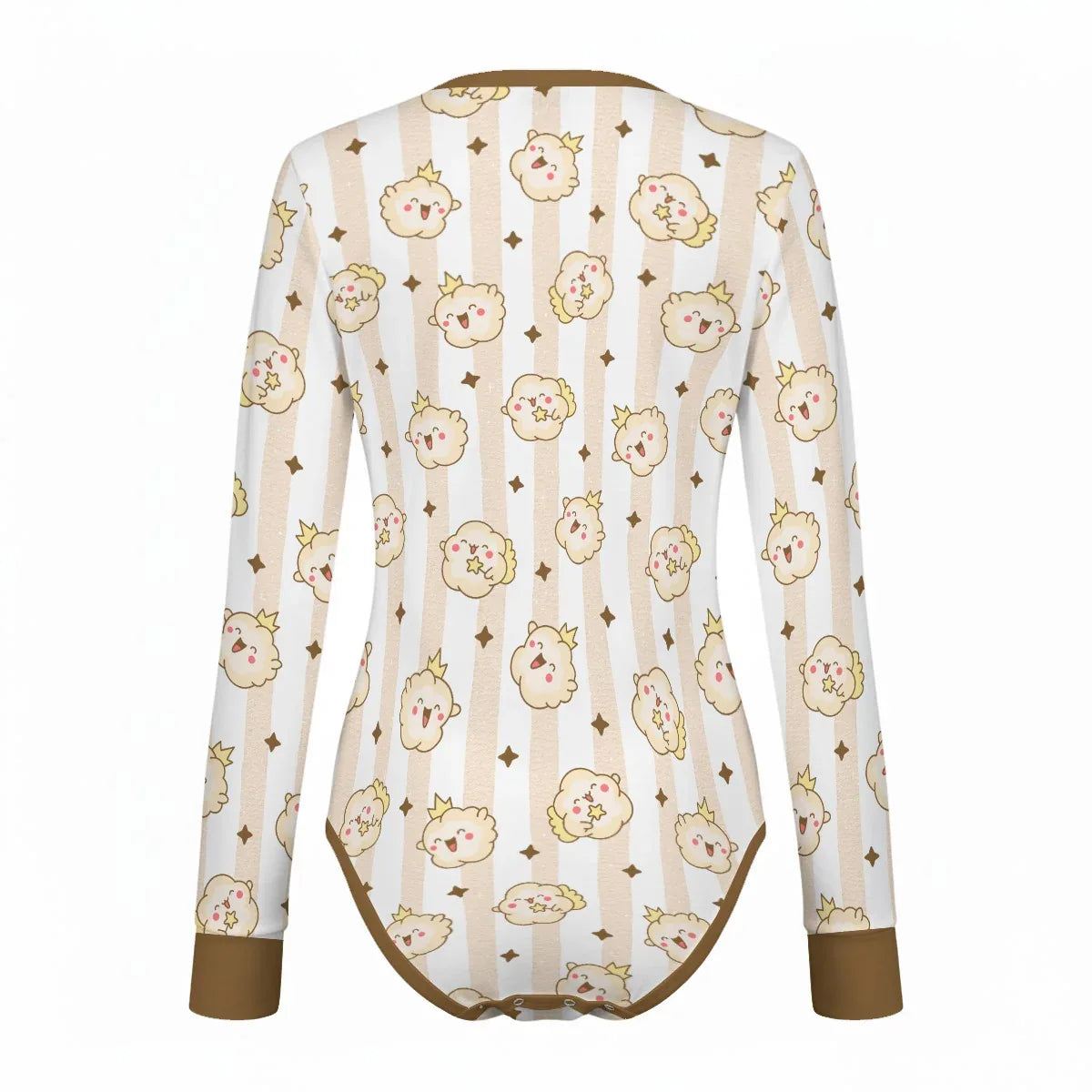 Cocoa Cloud Long Sleeve CuddleSuit - Puppy's Aesthetics