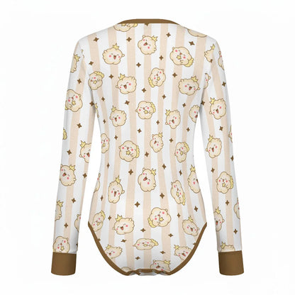 Cocoa Cloud Long Sleeve CuddleSuit - Puppy's Aesthetics