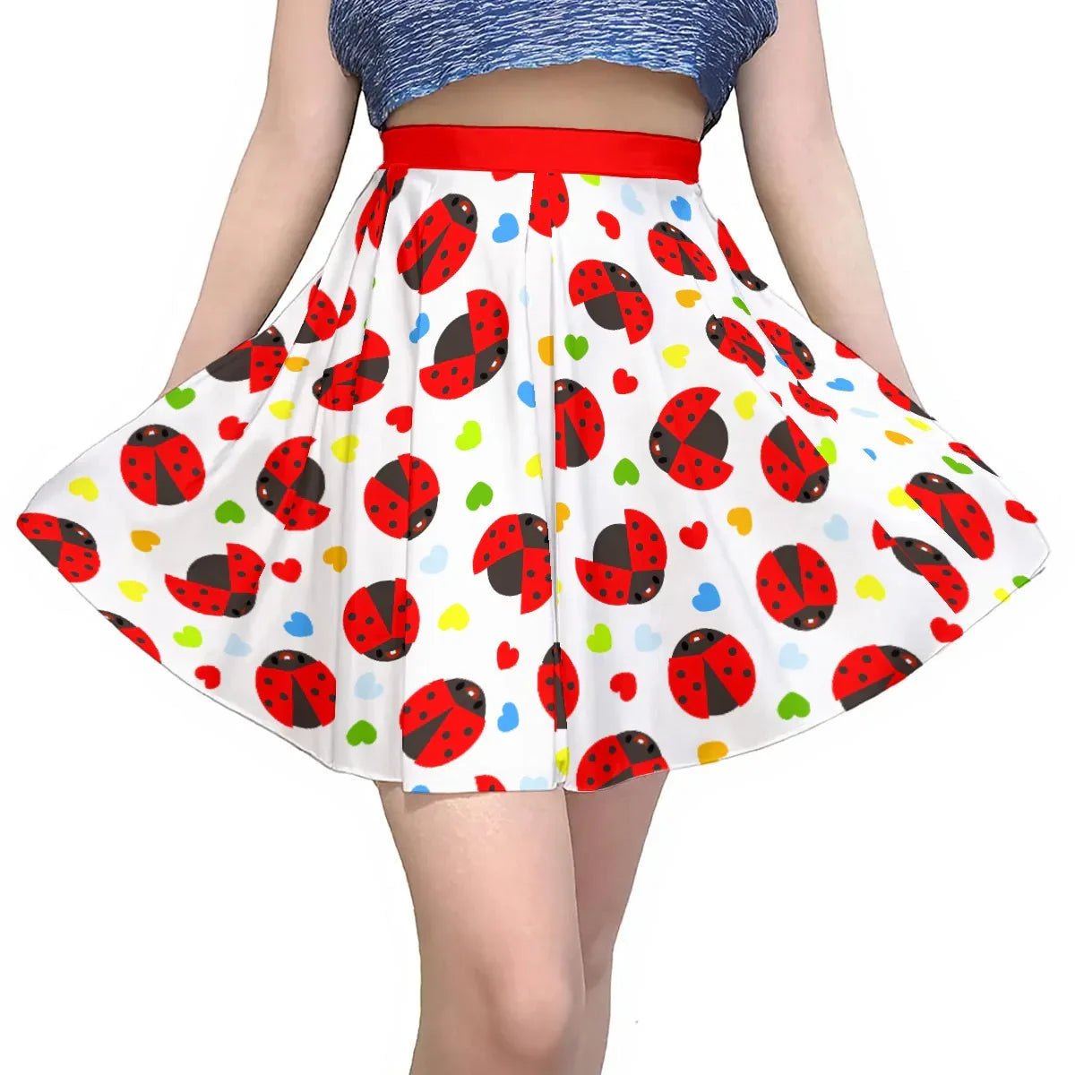Lucky Bug Short Skirt - Puppy's Aesthetics