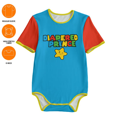 Diapered Prince Adult Unisex Onesie