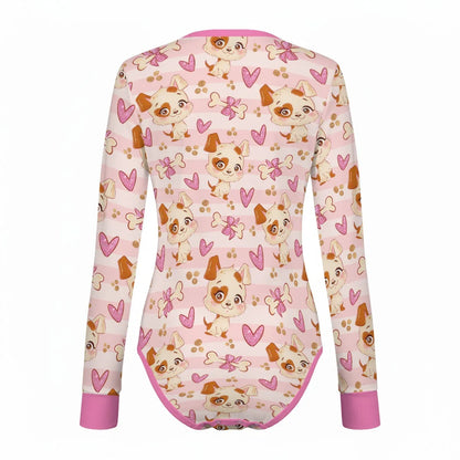 Puppy Love Long Sleeve CuddleSuit - Puppy's Aesthetics
