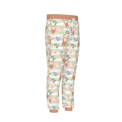 Monkey Mischief Cozy Sweatpants - Puppy's Aesthetics
