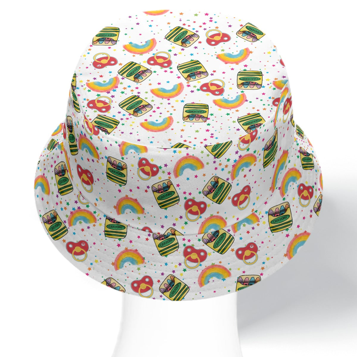 Tiny Artist Bucket Hat - Reversible Color Pop