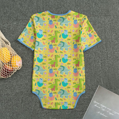 Dino Hatchlings Short Sleeve CuddleSuit