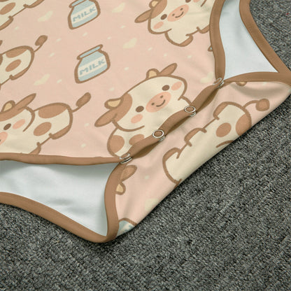 Milk & Moo Short Sleeve CuddleSuit