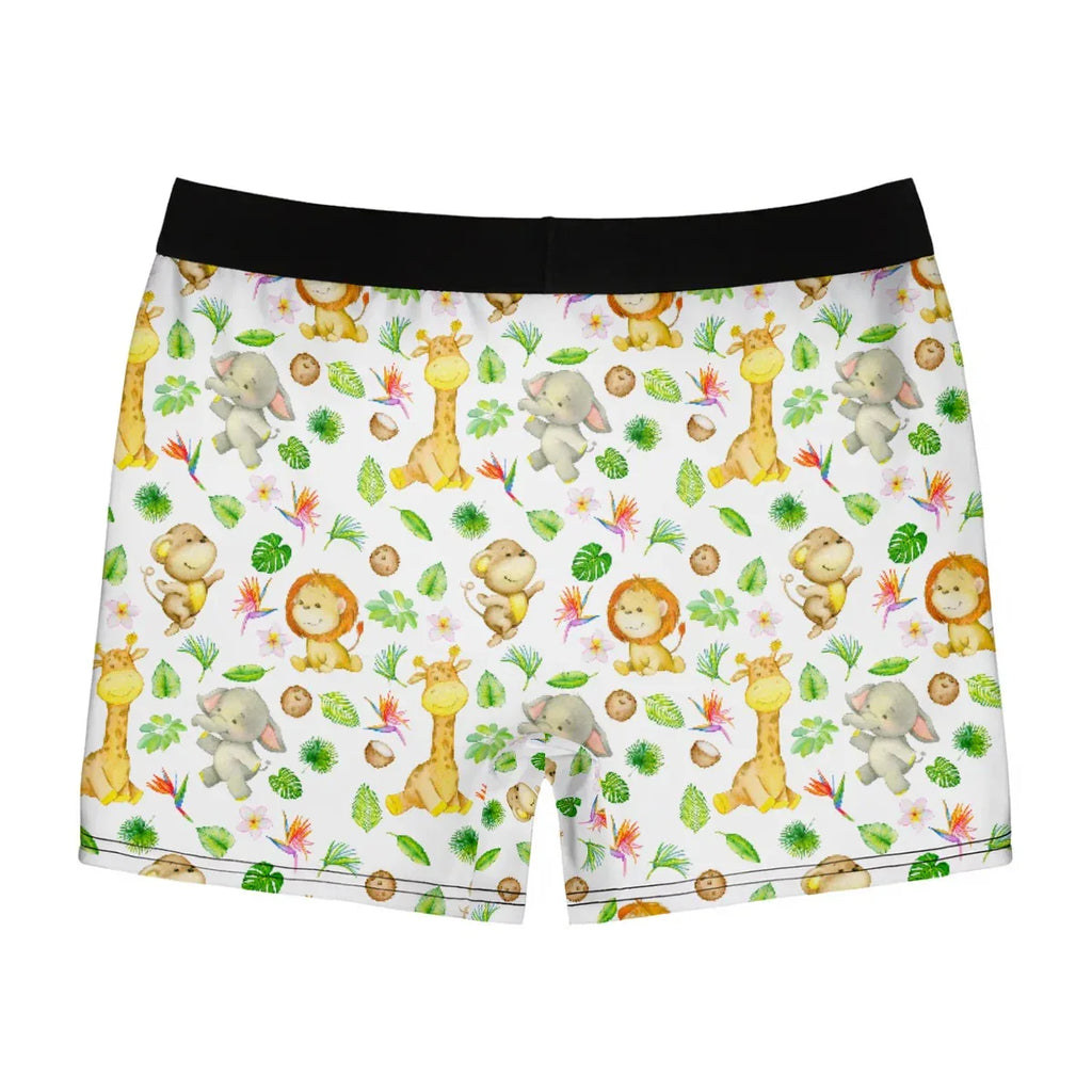 Jungle Playtime Stretch Boxer Briefs - Puppy's Aesthetics