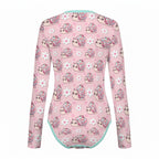 Snail Trails Long Sleeve CuddleSuit