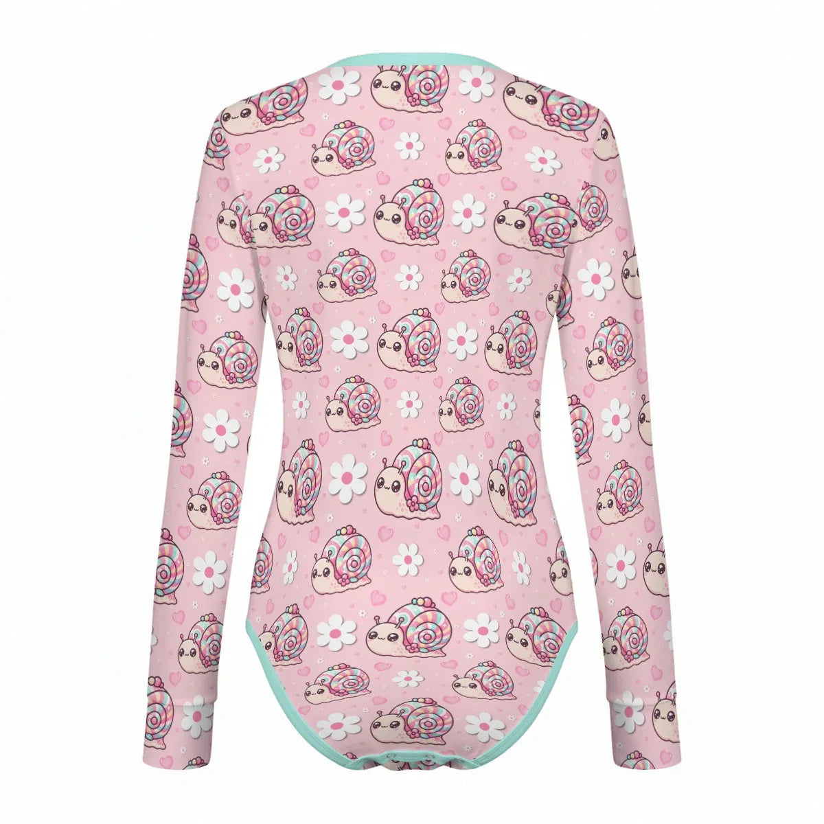 Snail Trails Long Sleeve CuddleSuit - Puppy's Aesthetics
