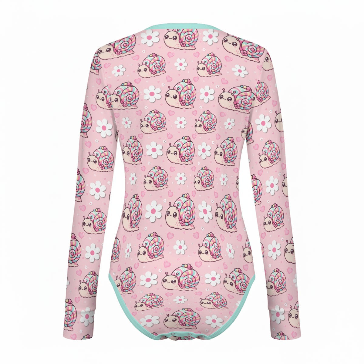 Snail Trails Long Sleeve CuddleSuit