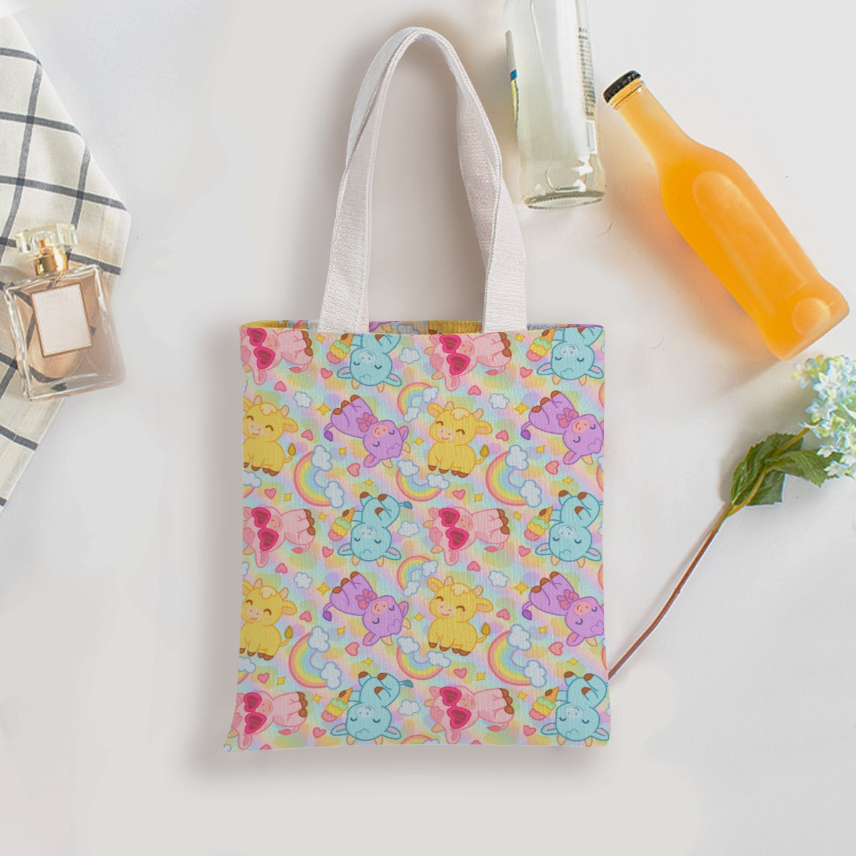 Rainbow Moobaby Canvas Bag