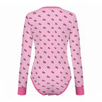 Sweet Bow Long Sleeve CuddleSuit