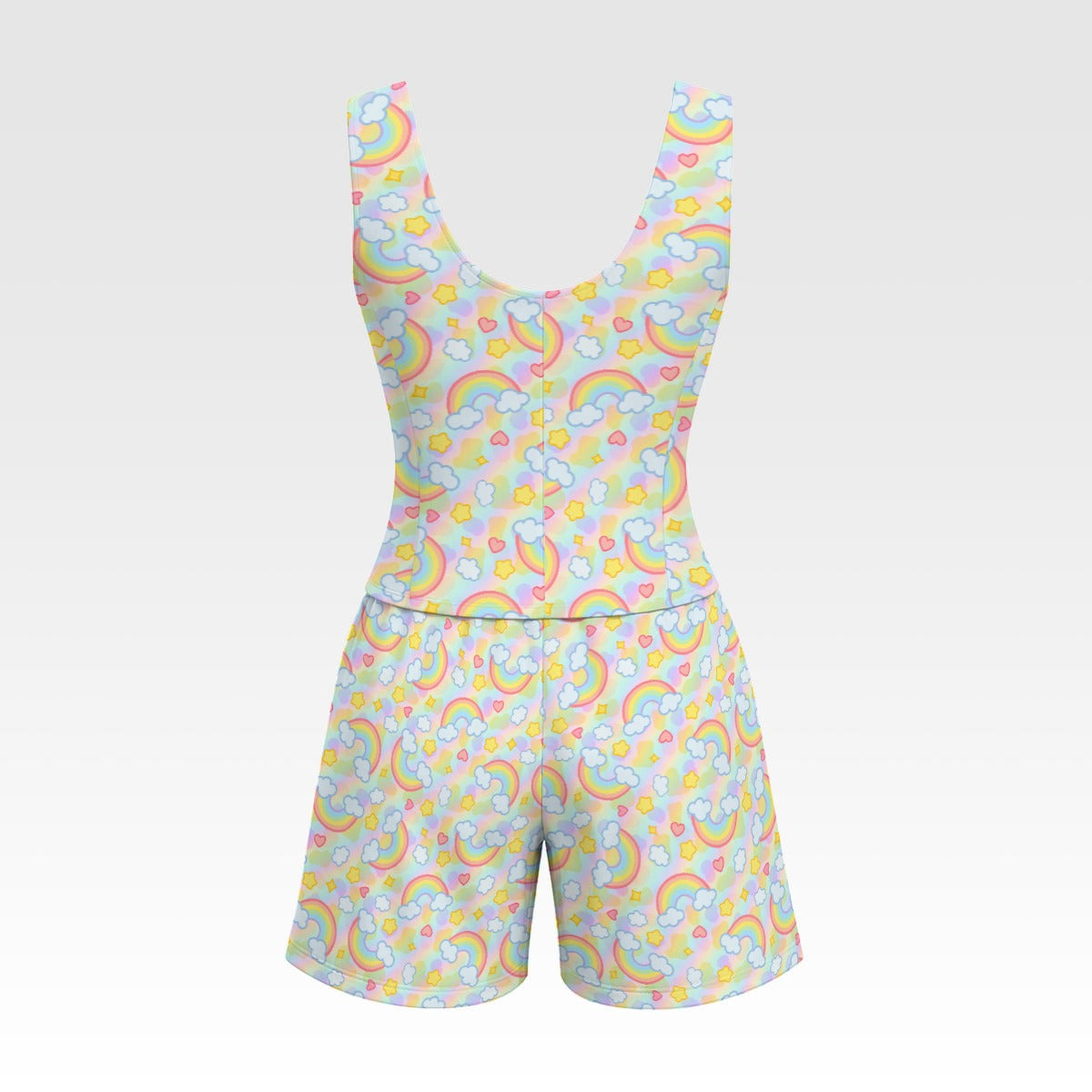 Cloud Nine Lace-Up Shorts Shapewear Set