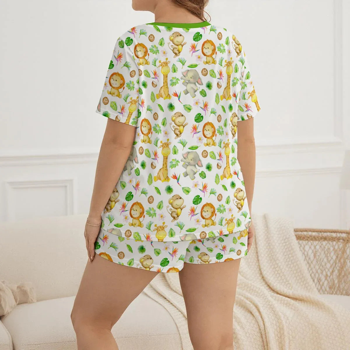 Jungle Playtime Jammies Shorts Set - Puppy's Aesthetics