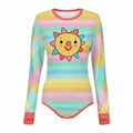 Sunny Smiles Long Sleeve CuddleSuit - Puppy's Aesthetics