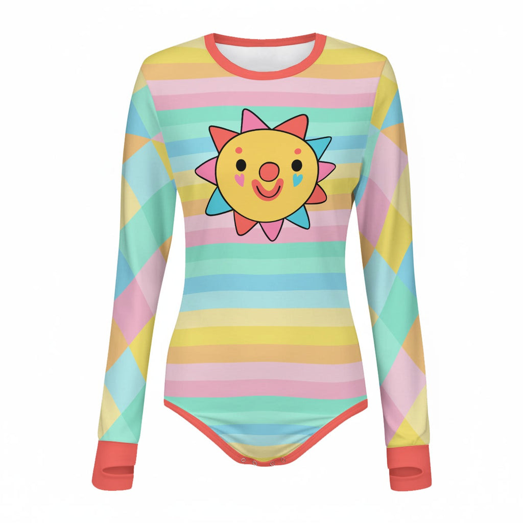 Sunny Smiles Long Sleeve CuddleSuit