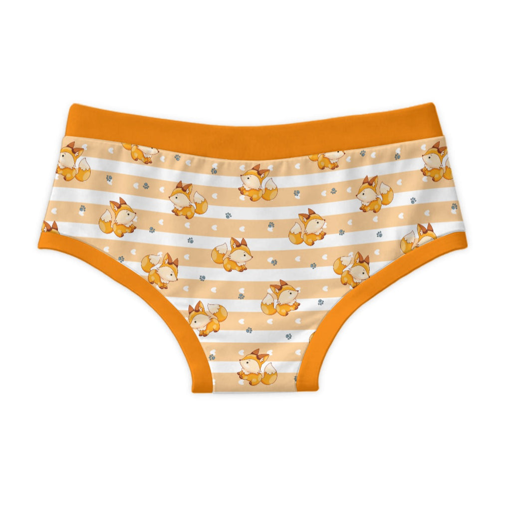 Orange Fox Stripe Men's Cotton Undies