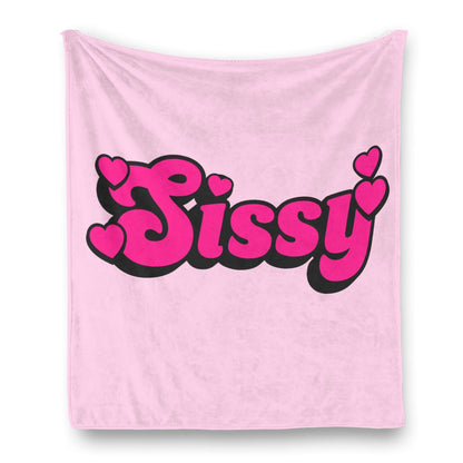 Sissy Pink Soft Fleece Blanket