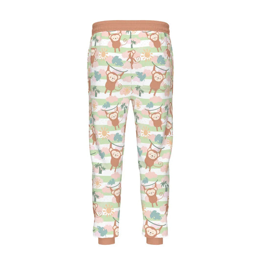 Monkey Mischief Cozy Sweatpants - Puppy's Aesthetics