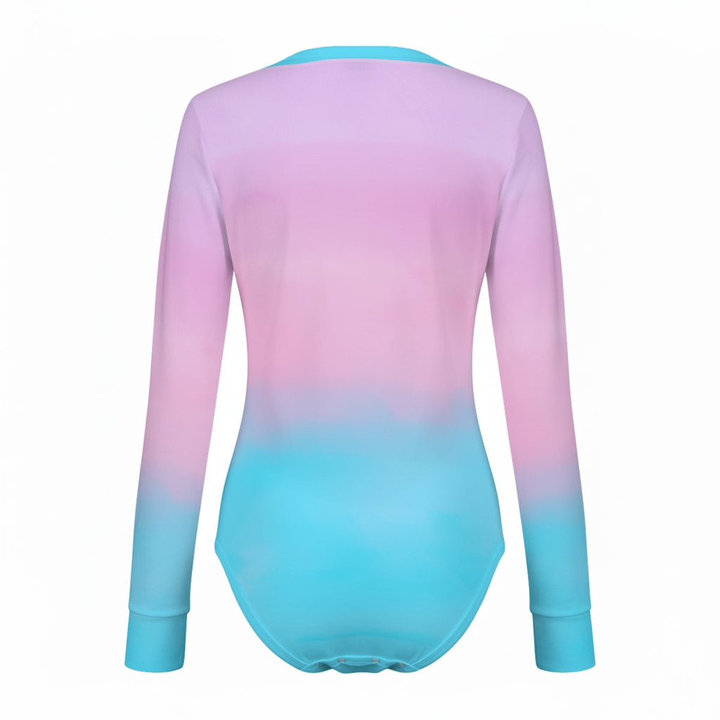 Cotton Candy Long Sleeve CuddleSuit