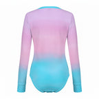 Cotton Candy Long Sleeve CuddleSuit