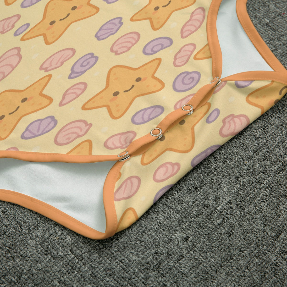 Seashell Wishes Short Sleeve CuddleSuit
