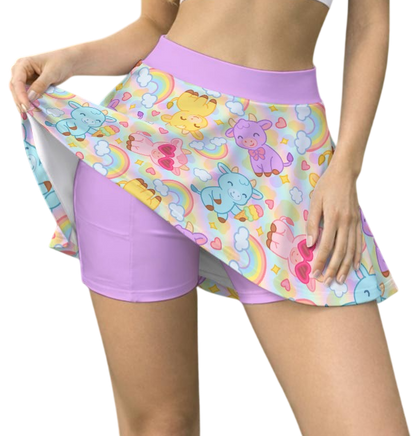 Rainbow Moobaby Darling Skort