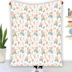 Sweet Safari Soft Flannel Blanket