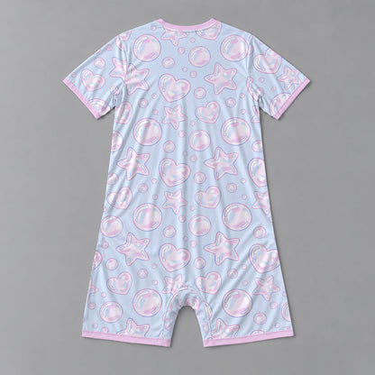 Pastel Bubbles Play Snap Romper