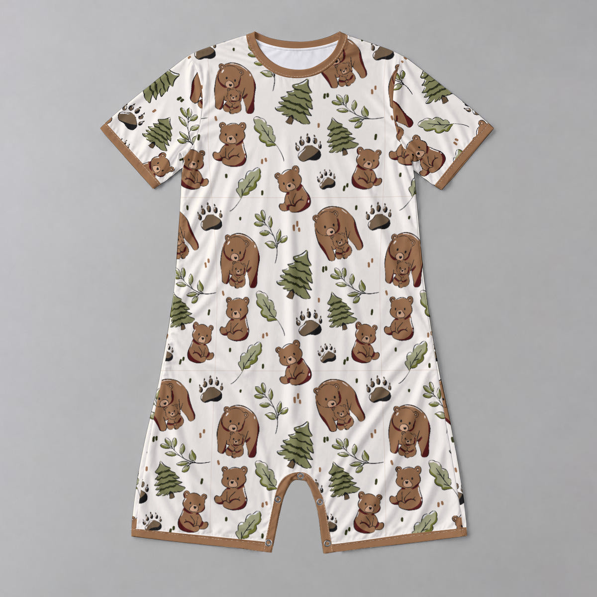 Little Bear Hugs Play Snap Romper