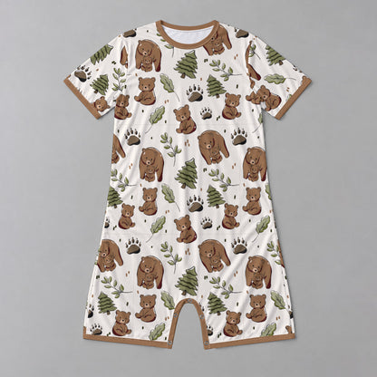 Little Bear Hugs Play Snap Romper