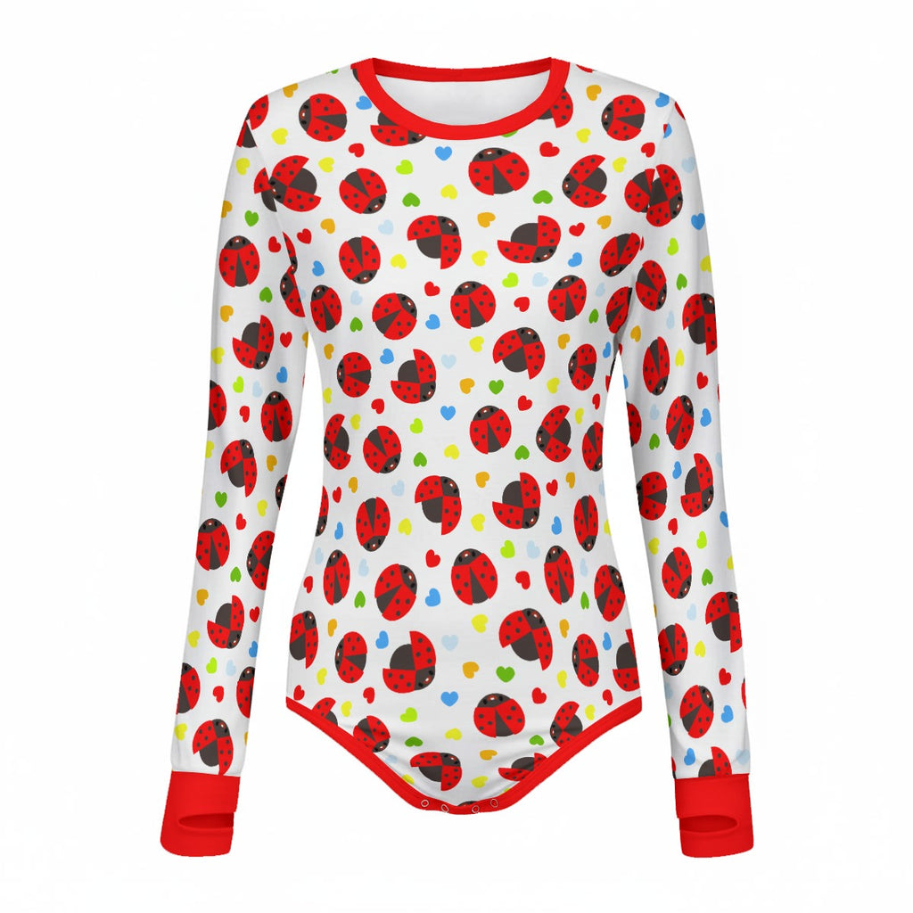 Lucky Bug Long Sleeve CuddleSuit