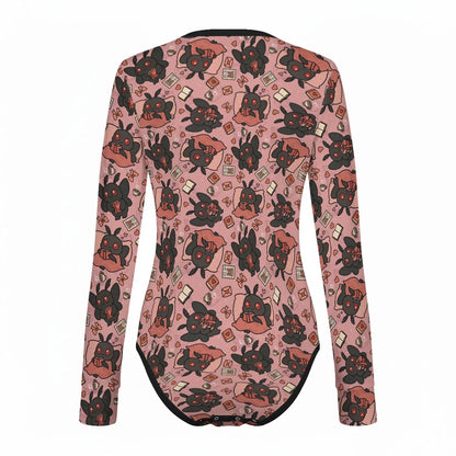 Mothman Long Sleeve CuddleSuit - Puppy's Aesthetics