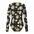 Celestial Raccoon Long Sleeve CuddleSuit