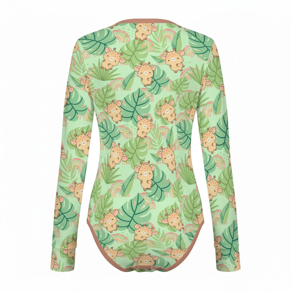 Lil Giraffe Long Sleeve CuddleSuit - Puppy's Aesthetics