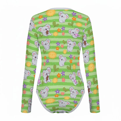 Koala Cuddles Long Sleeve CuddleSuit - Puppy's Aesthetics