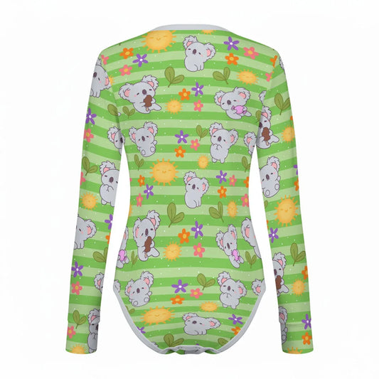 Koala Cuddles Long Sleeve CuddleSuit - Puppy's Aesthetics